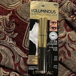 L'Oreal Paris Voluminous Noir Balm Volumizing Mascara - Black #980 Vegan NEW!